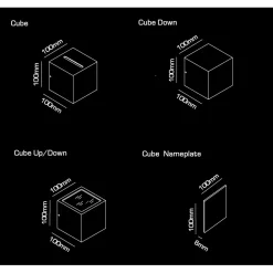 LIGHT-POINT Lampade Cube Applique Da Esterno - LIGHT-POINT - Acquista Qui -Vendite lampada a muro 1909 2 1