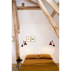 DCWéditions Lampade 122 Applique Da Parete Nero/Rosso - Lampe Gras - Acquista Qui -Vendite lampada a muro 3700677649157n122 bl red5