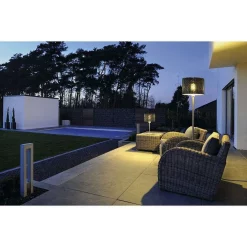 SLV Lampade Adegan Manila Da Esterno Piantana Nero/Acciaio Inossidabile - SLV - Acquista Qui -Vendite lampada a muro 40241632274693