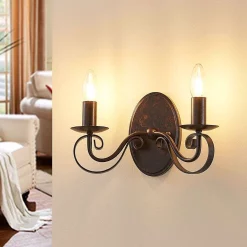 Lucande Lampade Caleb Applique Da Parete Ruggine - Lucande - Acquista Qui -Vendite lampada a muro 42510965098543