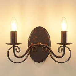 Lucande Lampade Caleb Applique Da Parete Ruggine - Lucande - Acquista Qui -Vendite lampada a muro 42510965098544