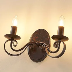 Lucande Lampade Caleb Applique Da Parete Ruggine - Lucande - Acquista Qui -Vendite lampada a muro 42510965098545
