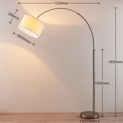 Lindby Lampade Railyn Piantana Crea Con Nickel - Lindby - Acquista Qui -Vendite lampada a muro 42510965449304