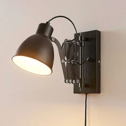 Lindby Lampade Merle Applique Da Parete Nero - Lindby - Acquista Qui -Vendite lampada a muro 4251096545111 5
