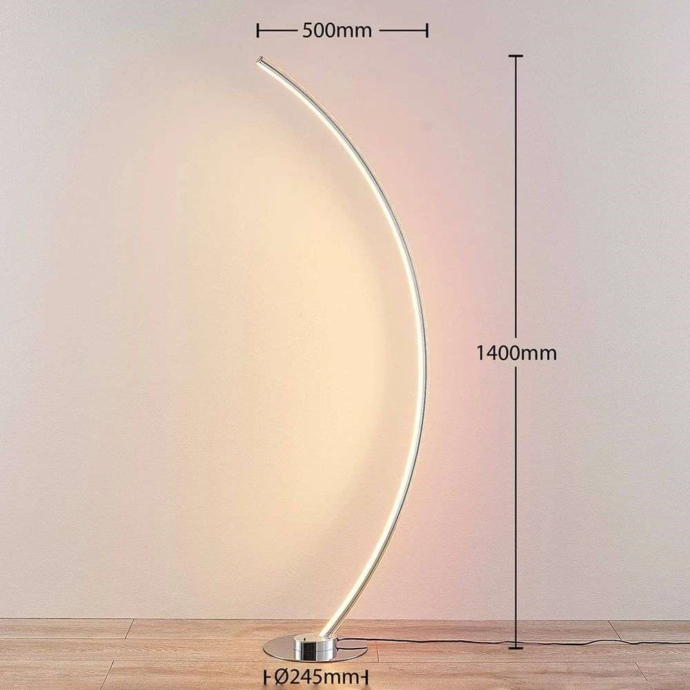 Lindby Lampade Amaro Piantana Cromato/Bianco - Lindby - Acquista Qui 2 Lindby Lampade Amaro Piantana Cromato/Bianco - Lindby - Acquista Qui - immagine 2