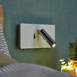 Lucande Lampade Elske Applique Da Parete Bianco/Cromato - Lucande - Acquista Qui -Vendite lampada a muro 42510965481053