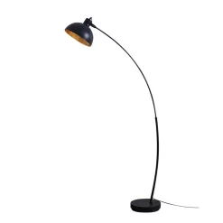 Lindby Lampade Phileas Piantana Nero/Oro - Lindby - Acquista Qui