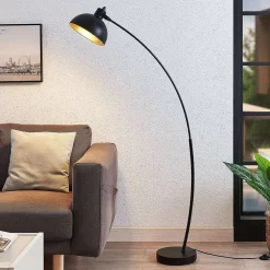 Lindby Lampade Phileas Piantana Nero/Oro - Lindby - Acquista Qui -Vendite lampada a muro 4251096555387 3