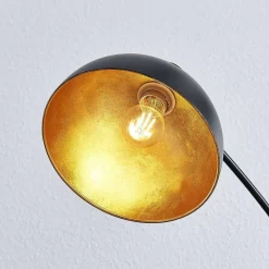 Lindby Lampade Phileas Piantana Nero/Oro - Lindby - Acquista Qui -Vendite lampada a muro 4251096555387 4