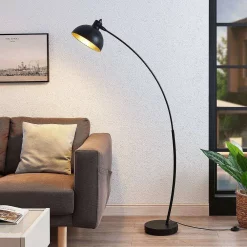 Lindby Lampade Phileas Piantana Nero/Oro - Lindby - Acquista Qui -Vendite lampada a muro 4251096555387 6