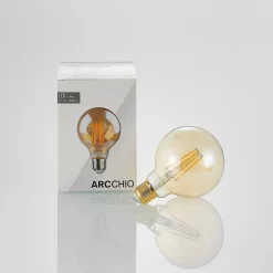 Arcchio Lampade Lampadina LED 6,5W (650lm) 2500K Amber G95 3-Step-Dim E27 - Arcchio - Acquista Qui -Vendite lampada a muro 4251096567922 5