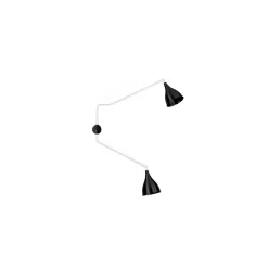 101 Copenhagen Lampade Le Six Applique Da Parete Doppio Braccio Nero - 101 Copenhagen - Acquista Qui