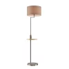 Lindby Lampade Zinia Piantana Nickel/Grigio/Quercia - Lindby - Acquista Qui