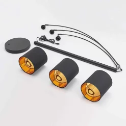 Lindby Lampade Nanika Piantana Nero/Oro - Lindby - Acquista Qui -Vendite lampada a muro 42519117326654