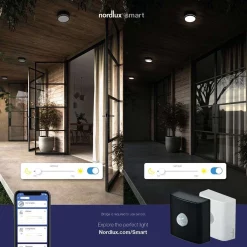 Nordlux Lampade Smart Daylight Motion Sensor Black - Nordlux - Acquista Qui -Vendite lampada a muro 5701581465688 4