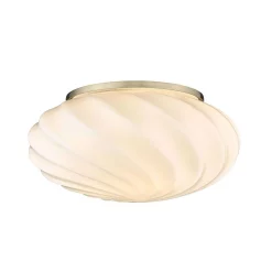 Halo Design Lampade Twist Applique Da Parete/Plafoniera Opal/Antique Brass - Halo Design - Acquista Qui