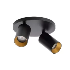 Antidark Lampade SpotOn Circle 2 Applique Da Parete/Soffitto Nero/Oro - Antidark - Acquista Qui