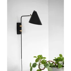 House Doctor Lampade Club Applique Da Parete 22cm Nero - House Doctor - Acquista Qui -Vendite lampada a muro 5707644447653 1