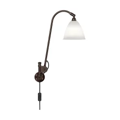 GUBI Lampade BL6 Applique Da Parete Ø16 Nero Ottone/Porcellana - GUBI - Acquista Qui