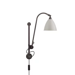 GUBI Lampade BL5 Applique Da Parete Ø16 Nero Ottone/Bianco Classico - GUBI - Acquista Qui