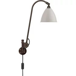 GUBI Lampade BL6 Applique Da Parete Ø16 Nero Ottone/Bianco Classico - GUBI - Acquista Qui