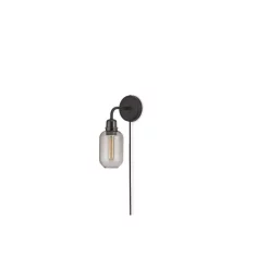 Normann Copenhagen Lampade Amp Applique Da Parete Fumé/Nero - Normann Copenhagen - Acquista Qui -Vendite lampada a muro 5712396056596amp vaeg smoke black normann copenhagen3