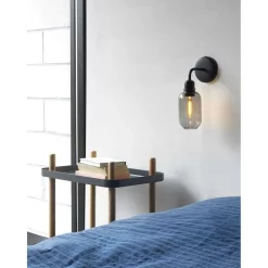 Normann Copenhagen Lampade Amp Applique Da Parete Fumé/Nero - Normann Copenhagen - Acquista Qui -Vendite lampada a muro 5712396056596amp vaeg smoke black normann copenhagen4