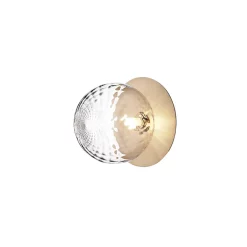 Nuura Lampade Liila 1 Grande Applique Da Parete/Plafoniera IP44 Nordic Gold/Optic Clear - Nuur - Acquista Qui