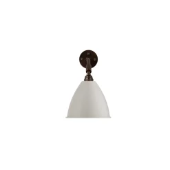 GUBI Lampade BL7 Applique Da Parete Ø16 Nero Ottone/Bianco Classico - GUBI - Acquista Qui