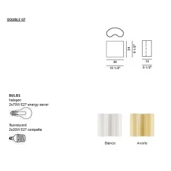 Foscarini Lampade Double Applique Da Parete - Foscarini - Acquista Qui -Vendite lampada a muro 663 4 1