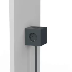 Avolt Prese Square 1 USB A & Magnet 1,8m Stockholm Nero - Avolt - Acquista Qui -Vendite lampada a muro 7350103840045black3