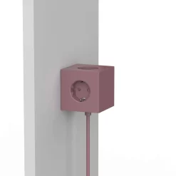 Avolt Prese Square 1 USB A & Magnet 1,8m Rusty Red - Avolt - Acquista Qui -Vendite lampada a muro 7350103840205red3