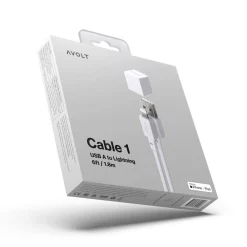 Avolt Prese Cavo 1 USB A 1,8m Gotland Grey - Avolt - Acquista Qui -Vendite lampada a muro 7350103840298gray cable5