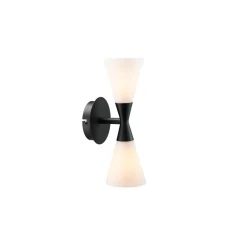 Herstal Lampade Harlekin Applique Da Parete Duo Matt Black - Herstal - Acquista Qui