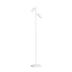Belid Lampade Cato Slim Piantana Doppio Bianco Opaco - Belid - Acquista Qui