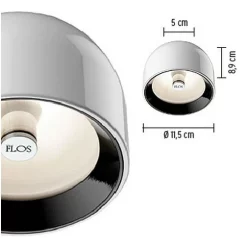 Wan Plafoniera/Applique Da Parete Bianco - Flos - Acquista Qui -Vendite lampada a muro 798 4 1