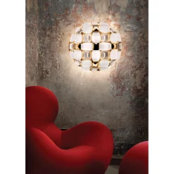 SLAMP Lampade Mida Plafoniera/Applique Da Parete Bianco/Platino - Slamp - Acquista Qui -Vendite lampada a muro 802472707960820mida20loftlampevc3a6glampe20whiteplatinum20 20slamp 7