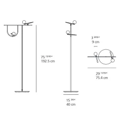 Artemide Lampade Yanzi F Piantana - Artemide - Acquista Qui -Vendite lampada a muro 805299305282720yanzi20f20gulvlampe20 20artemide 6
