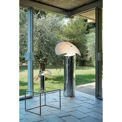 Chiara F Piantana Acciaio Inossidabile - Flos - Acquista Qui -Vendite lampada a muro 8059607001578chiara gulv stainless steel flos5