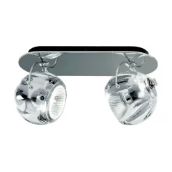 Fabbian Lampade Beluga Applique Da Parete/Plafoniera 2 Spot Chiaro - Fabbian - Acquista Qui