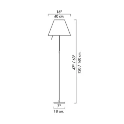 Luceplan Lampade Costanza Piantana Alu/Shaded Grigio Pietra - Luceplan - Acquista Qui -Vendite lampada a muro 820090008307820costanza20gulvlampe20shaded stone luceplan 4