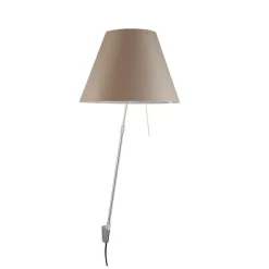 Luceplan Lampade Costanza Applique Da Parete Con Dimmer Alu/Shaded Grigio Pietra - Luceplan - Acquista Qui