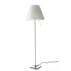 Luceplan Lampade Costanza Piantana Con Dimmer Alu/Bianco - Luceplan - Acquista Qui