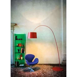 Foscarini Lampade Twiggy LED Piantana Rosso - Foscarini - Acquista Qui -Vendite lampada a muro 8200900085286 twiggy led gulvlampe roed foscarini3