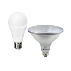 Lampadina LED 21W (2200lm) A65 2700K E27 + 120W (872lm) 30° Par38 - Flos - Acquista Qui