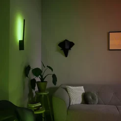 Philips Lampade Liane Hue Applique Da Parete Black Bluetooth White/Color Amb. - Philips Hue - Acquista Qui -Vendite lampada a muro 8718696174555 liane hue vaeglampe sort bluetooth philips hue3