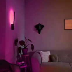 Philips Lampade Liane Hue Applique Da Parete Black Bluetooth White/Color Amb. - Philips Hue - Acquista Qui -Vendite lampada a muro 8718696174555 liane hue vaeglampe sort bluetooth philips hue5