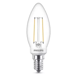 Philips Lampade Lampadina LED 3W Glass Candle (300lm) Dimmable E14 - Philips - Acquista Qui