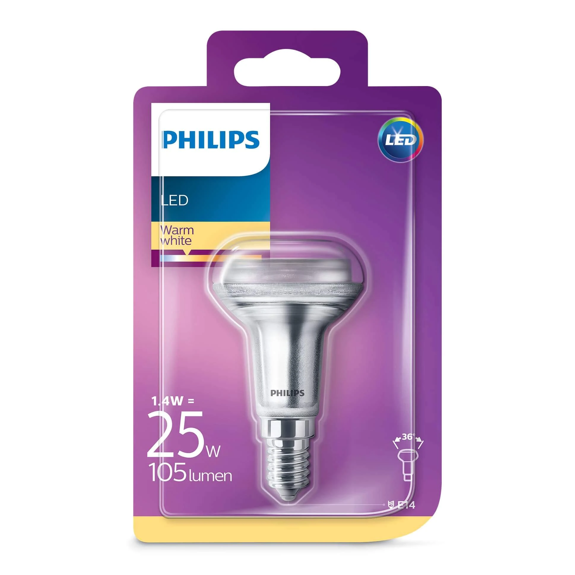 Lampadina LED 1,4W (105lm) R50 Riflettore E14 - Philips - Acquista Qui 2 Lampadina LED 1,4W (105lm) R50 Riflettore E14 - Philips - Acquista Qui - immagine 2