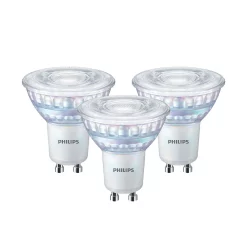 3-pack Lampadina LED Regulable 3,8W GU10 - Philips - Acquista Qui